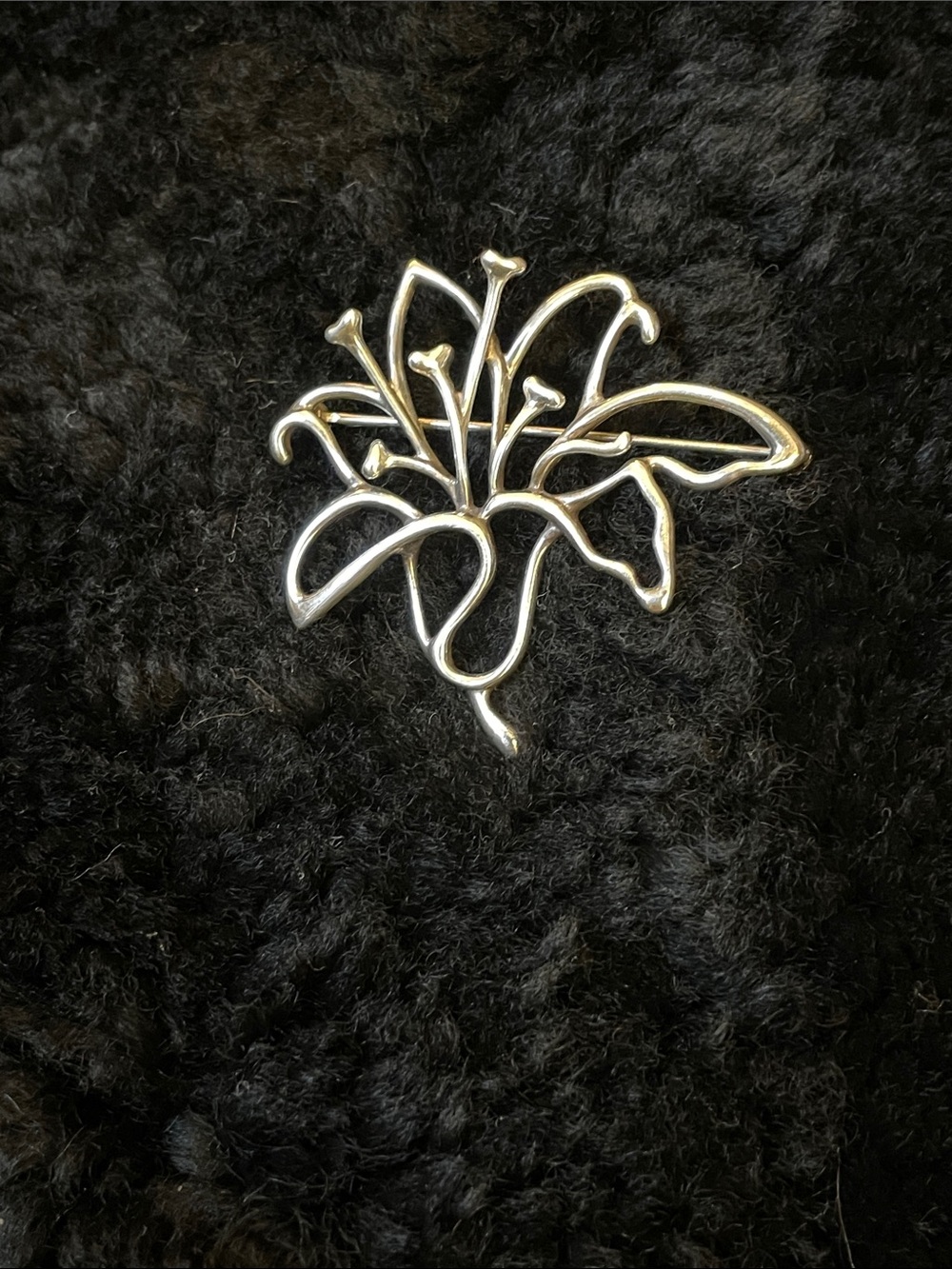 Tiffany & co vintage brooch lilly 1985